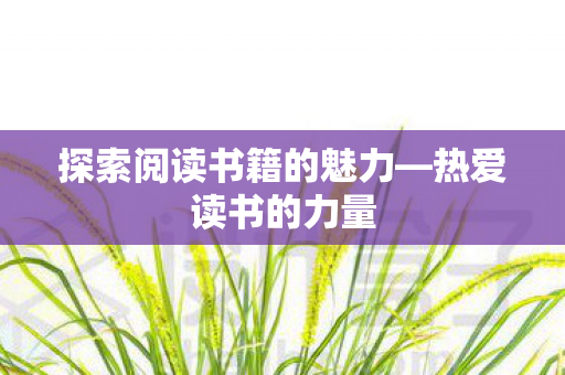探索阅读书籍的魅力图片