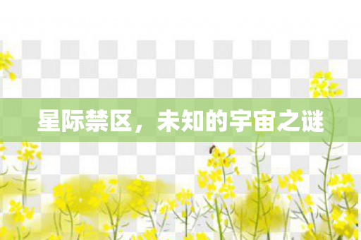 未知的宇宙之谜图片