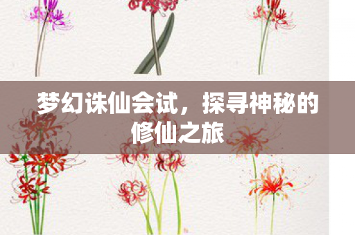 探寻神秘的修仙之旅图片