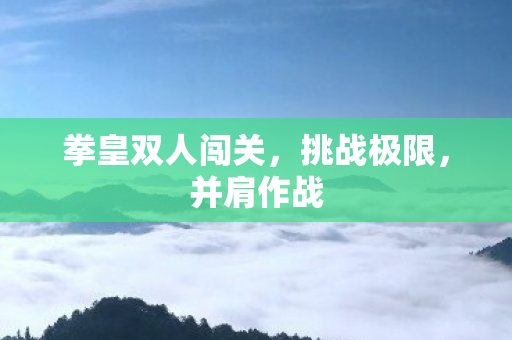 拳皇双人闯关图片