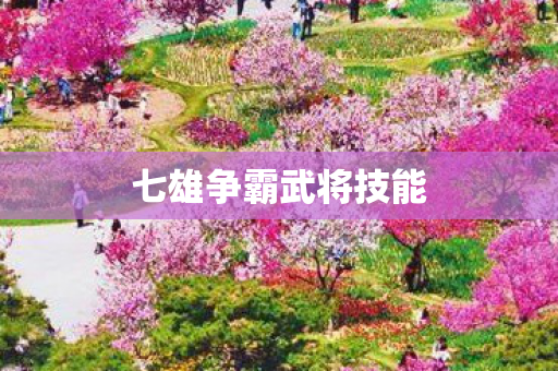 七雄争霸武将技能图片