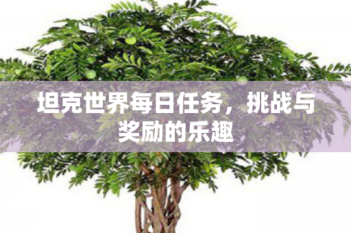 坦克世界每日任务图片