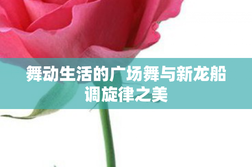 舞动生活的广场舞与新龙船调旋律之美图片