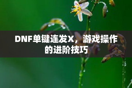 游戏操作的进阶技巧图片