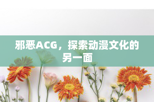 探索动漫文化的另一面图片