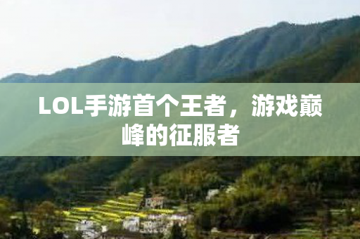 LOL手游首个王者图片