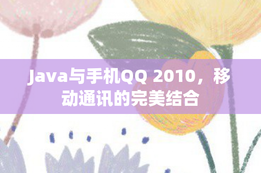 Java与手机QQ 2010图片