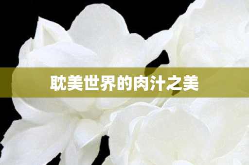 耽美世界的肉汁之美图片