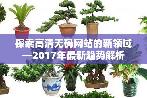 探索高清无码网站的新领域图片