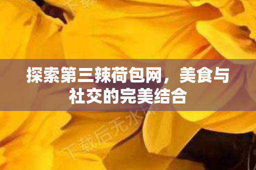 美食与社交的完美结合图片