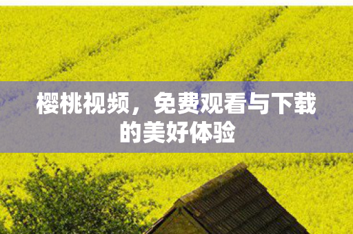 免费观看与下载的美好体验图片