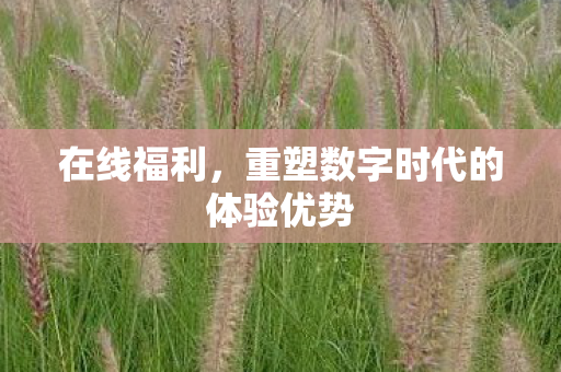 重塑数字时代的体验优势图片