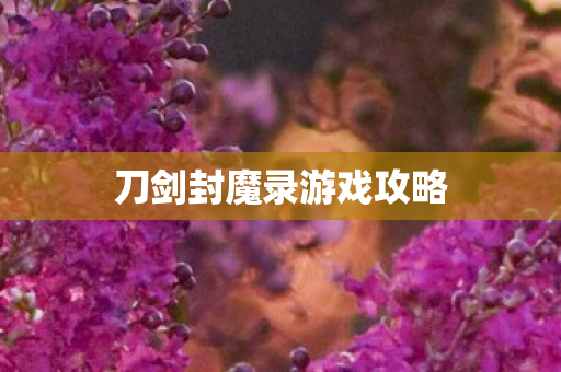 刀剑封魔录游戏攻略图片