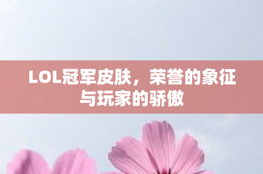 荣誉的象征与玩家的骄傲图片
