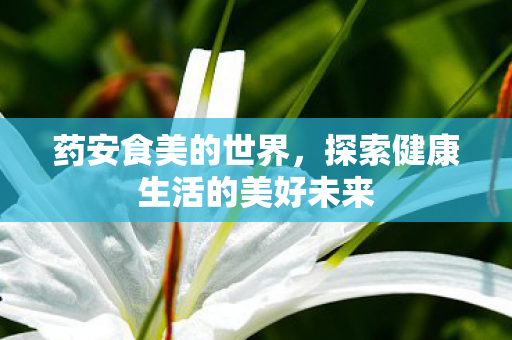 探索健康生活的美好未来图片