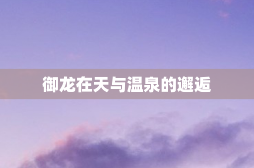御龙在天与温泉的邂逅图片
