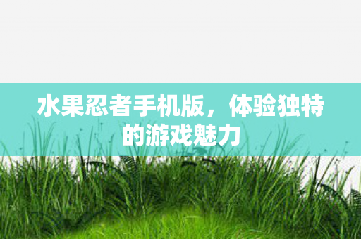 体验独特的游戏魅力图片