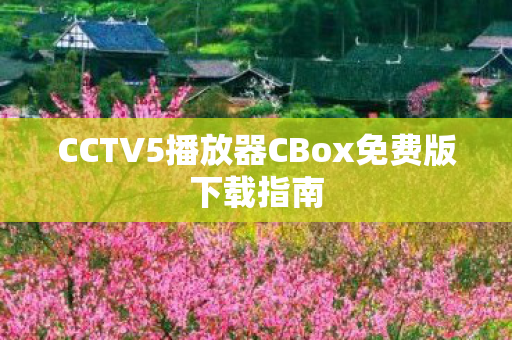CCTV5播放器CBox免费版下载指南图片