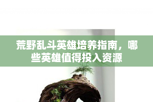 荒野乱斗英雄培养指南图片