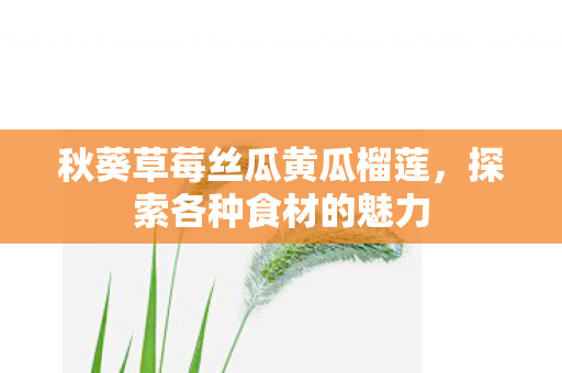秋葵草莓丝瓜黄瓜榴莲图片