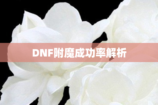 DNF附魔成功率解析图片