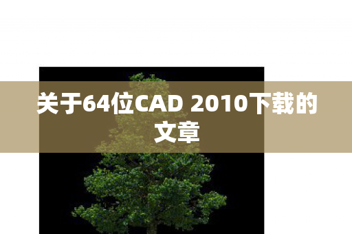 关于64位CAD 2010下载的文章图片