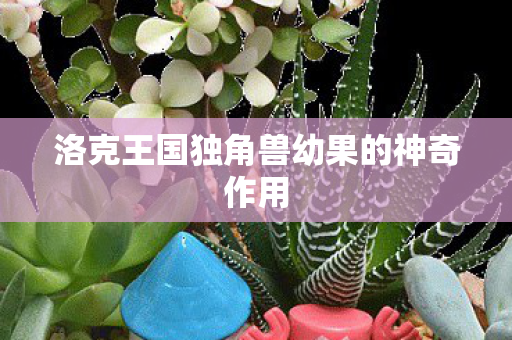 洛克王国独角兽幼果的神奇作用图片