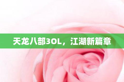 天龙八部3OL图片