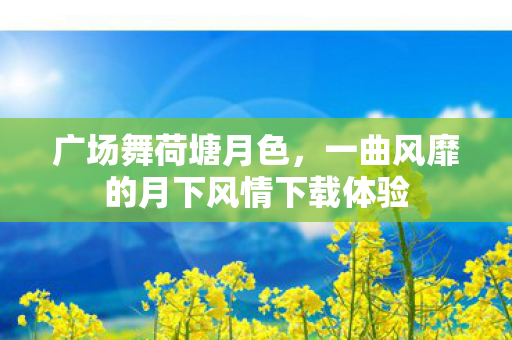 一曲风靡的月下风情下载体验图片