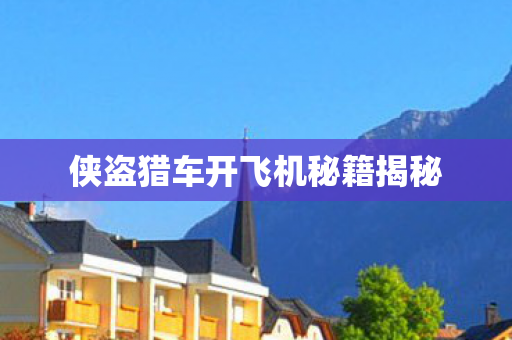侠盗猎车开飞机秘籍揭秘图片