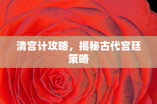揭秘古代宫廷策略图片