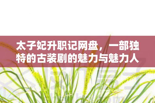 一部独特的古装剧的魅力与魅力人物图片