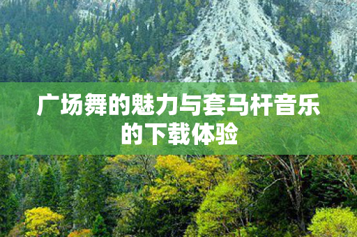 广场舞的魅力与套马杆音乐的下载体验图片