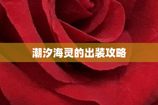 潮汐海灵的出装攻略图片