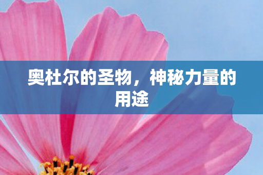 神秘力量的用途图片