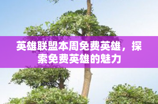 英雄联盟本周免费英雄图片