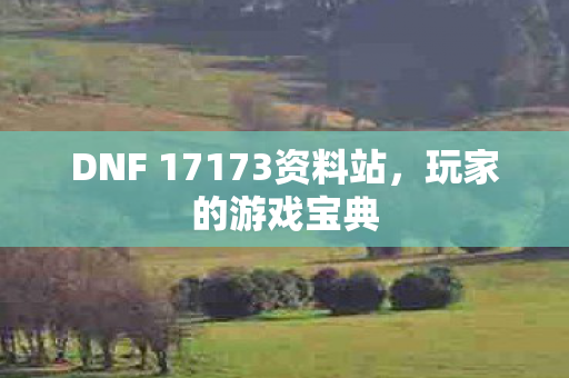 DNF 17173资料站图片