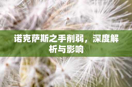 诺克萨斯之手削弱图片