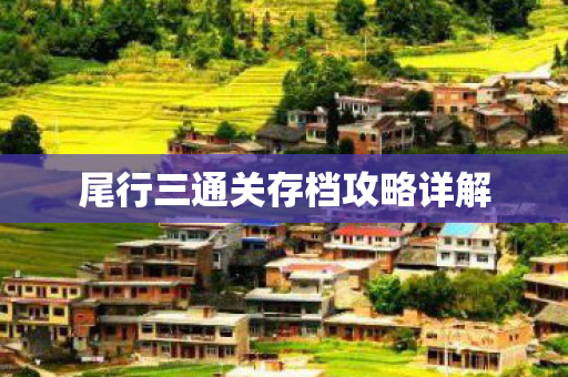 尾行三通关存档攻略详解图片