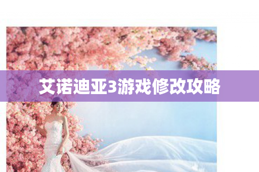 艾诺迪亚3游戏修改攻略图片
