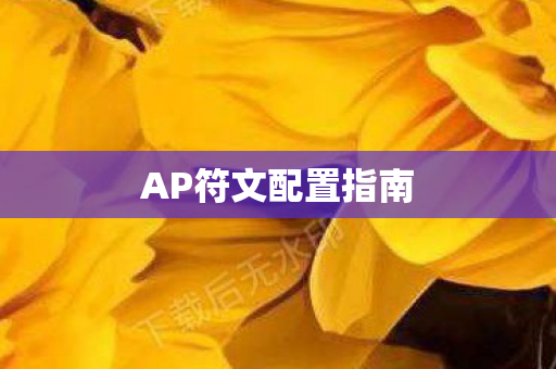 AP符文配置指南图片