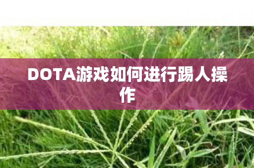 DOTA游戏如何进行踢人操作图片
