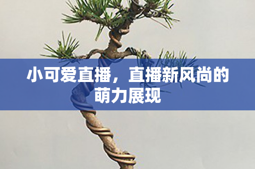 直播新风尚的萌力展现图片