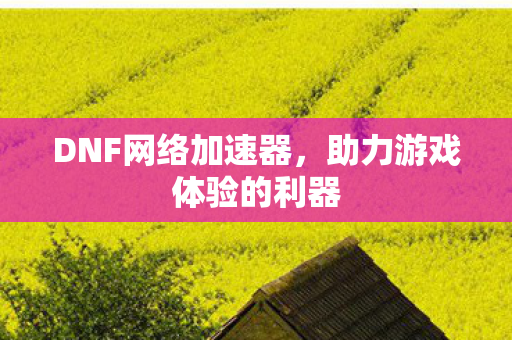 助力游戏体验的利器图片
