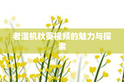 老湿机秋葵视频的魅力与探索图片