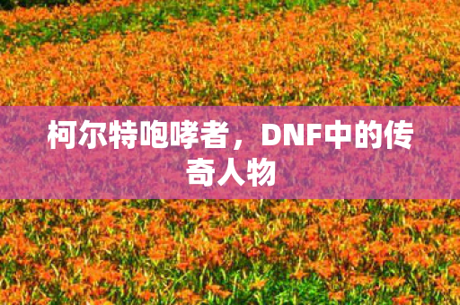 DNF中的传奇人物图片