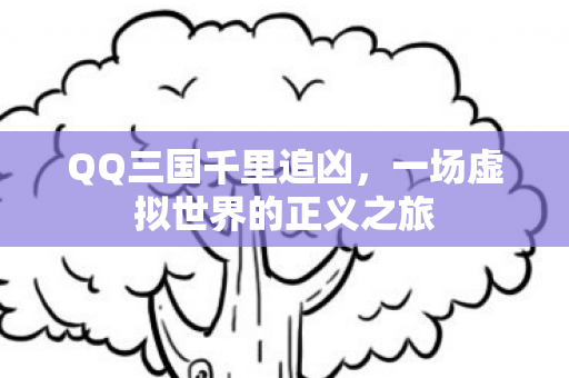 一场虚拟世界的正义之旅图片