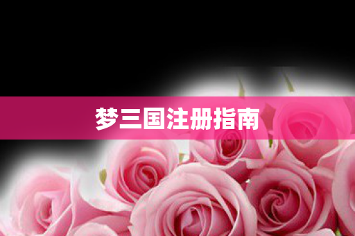 梦三国注册指南图片
