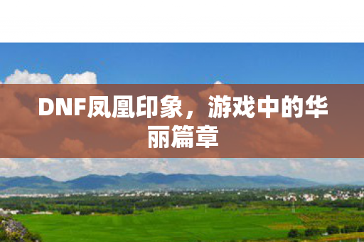 游戏中的华丽篇章图片