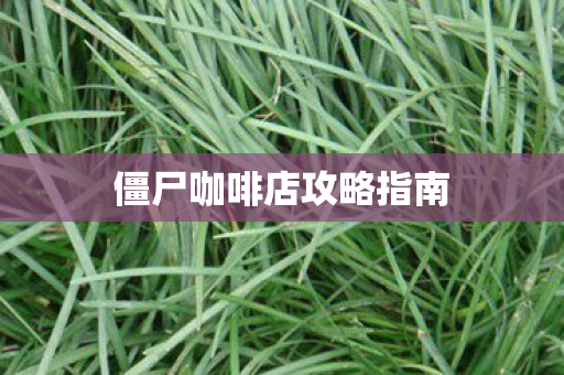 僵尸咖啡店攻略指南图片
